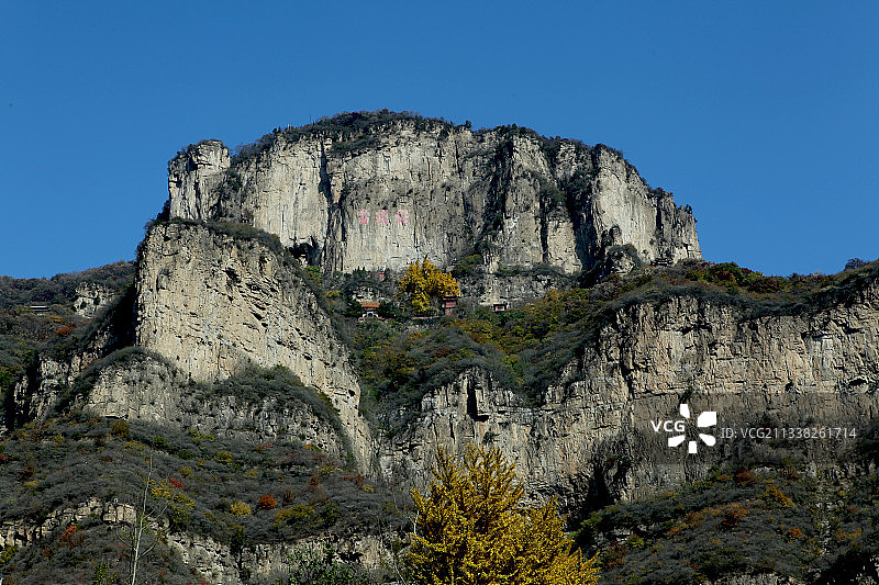 中国河北石家庄平山天桂山--北武当图片素材