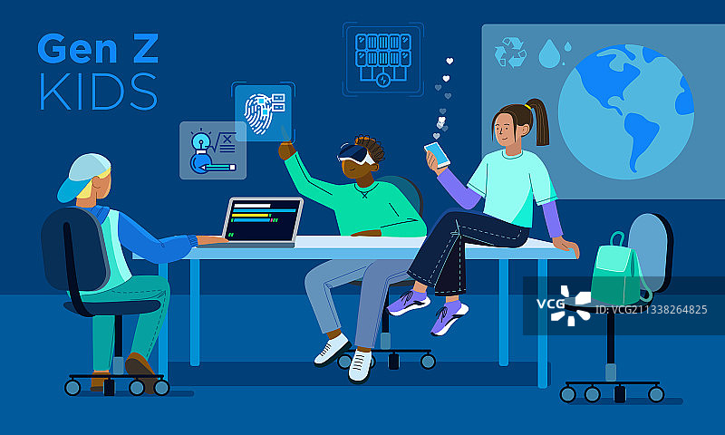 Z世代儿童图片素材
