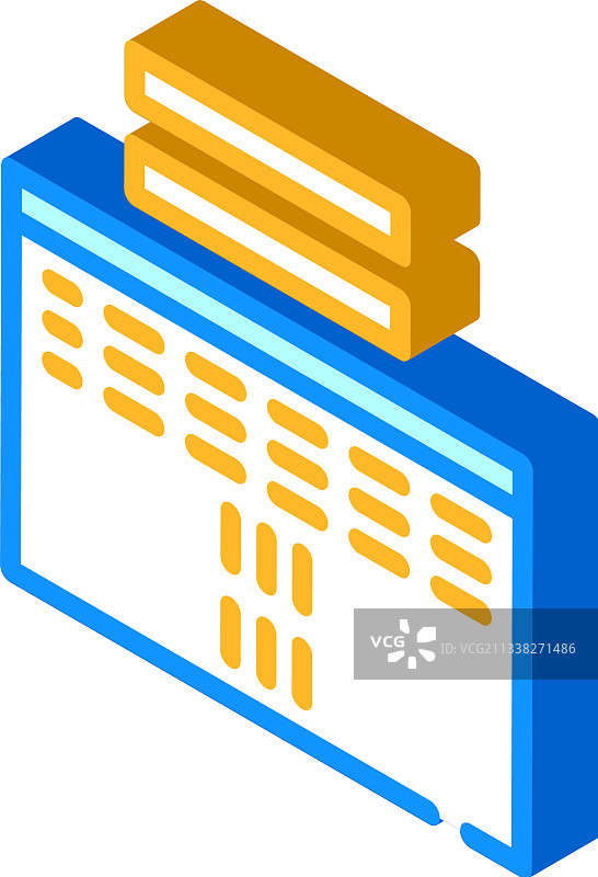 盲道无障碍生活2.5D插画图片素材