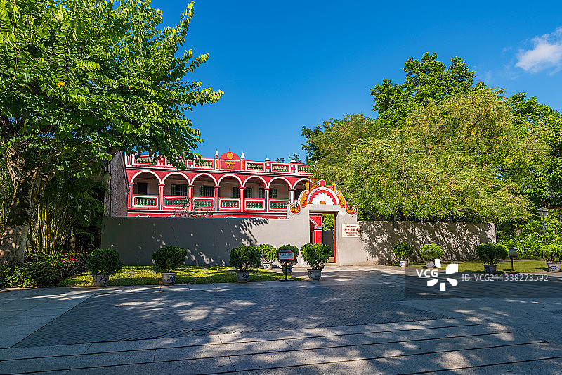 中山市翠亨村，孙中山故居，历史文物建筑，旅游景点图片素材