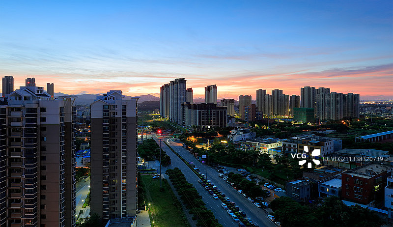 厦门市翔安区晨曦图片素材