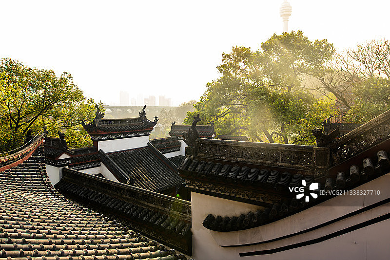 大禹文化园一角图片素材