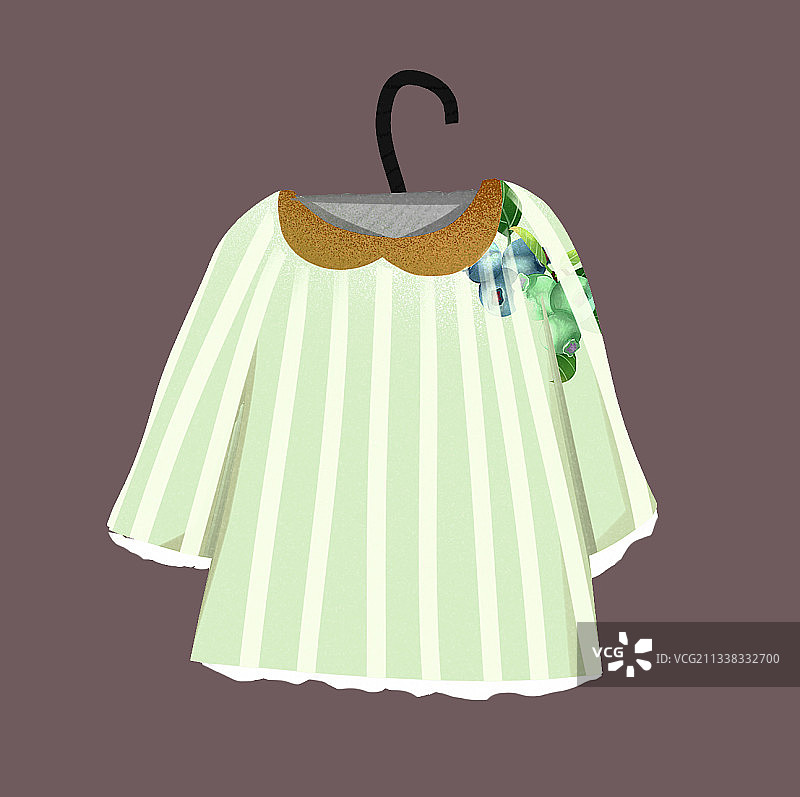 衣架上的衣服插画元素图片素材