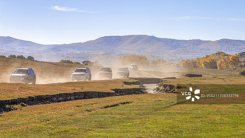 秋天的坝上图片素材
