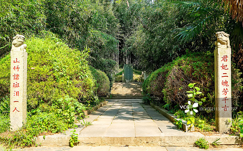 洞庭湖畔的君山岛之风光及景点图片素材