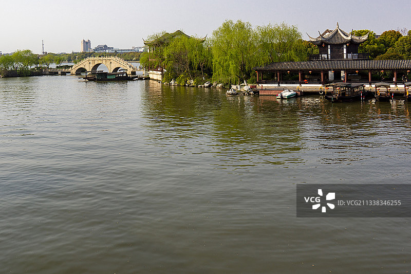 2012-04-07中国，浙江省，嘉兴市，南湖风光图片素材