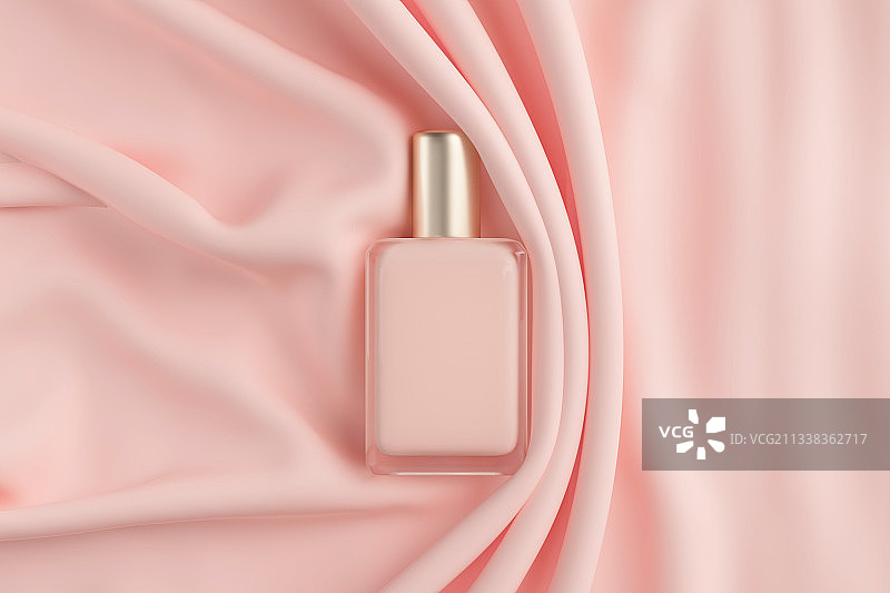 3D渲染的奢华感化妆品或者爽肤水图片素材