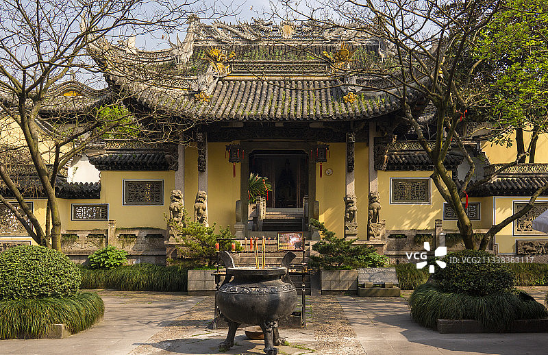 2012-04-07中国，浙江省，绍兴市，诸暨市西施故里，西图片素材