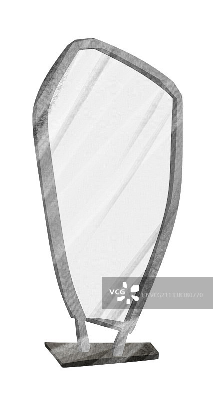 全身镜插画元素图片素材