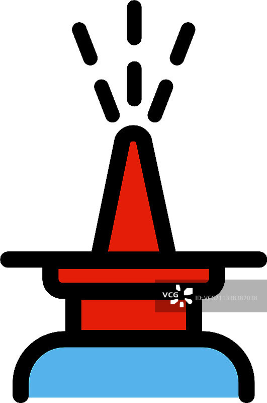 简约风格彩色鼻腔喷雾剂图标图片素材