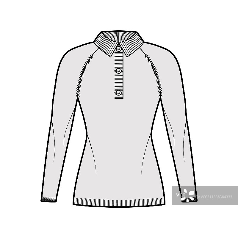 马球毛衣技术时尚设计图片素材