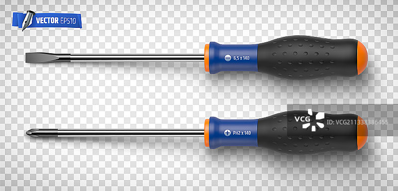 逼真的螺丝刀图片素材