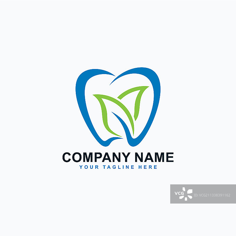 牙科诊所标志设计图片素材