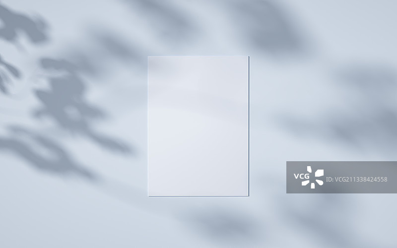 白色光影壁画背景设计样机图片素材