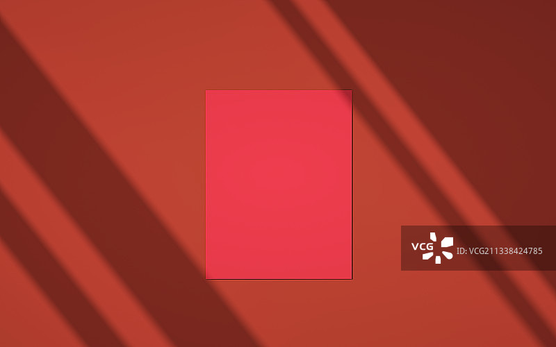 红色光影壁画背景设计样机图片素材