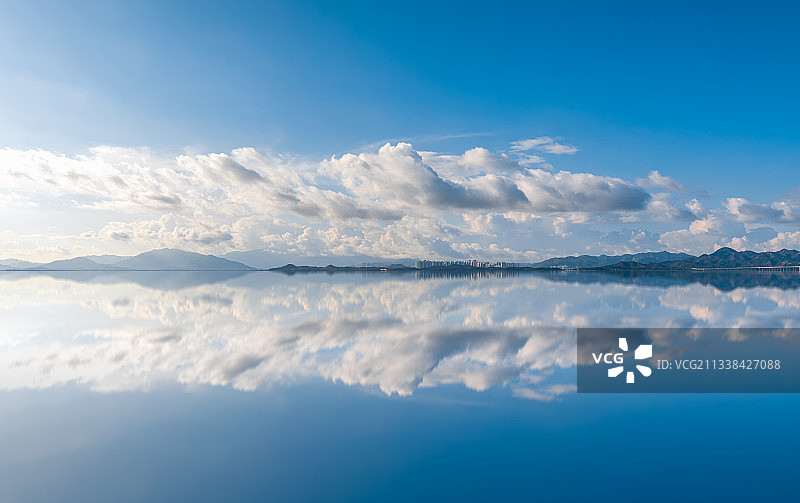 深圳湾城市风光图片素材