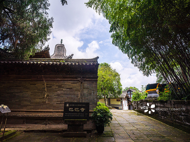 阆中巴巴寺图片素材