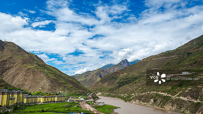 云南兰坪兔峨乡风光图片素材