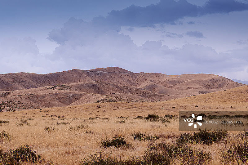 美国加利福尼亚州贝克斯菲尔德，著名农业区中央谷地图片素材