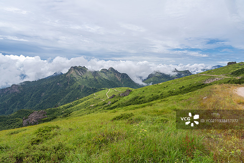 西安光头山图片素材
