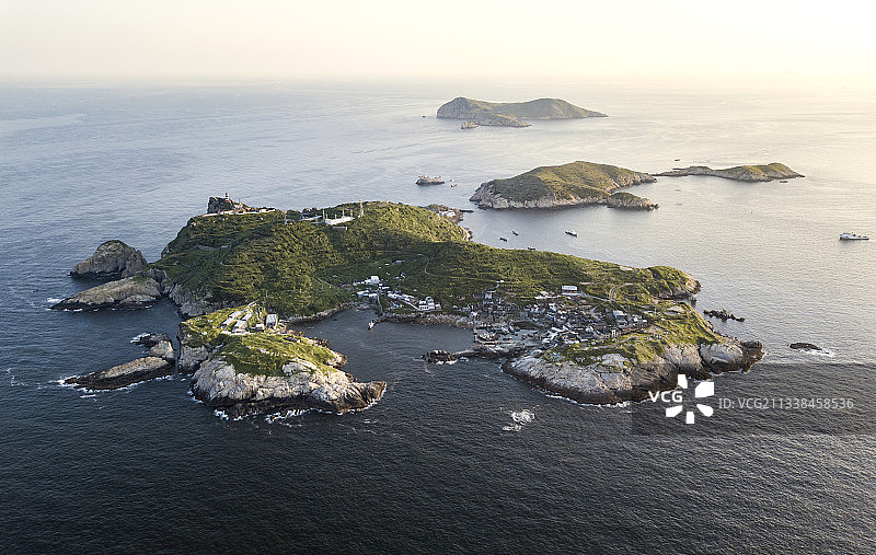 浙江宁波渔山岛生态风光图片素材