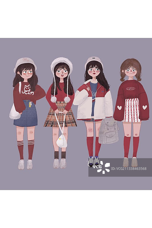 女孩们图片素材