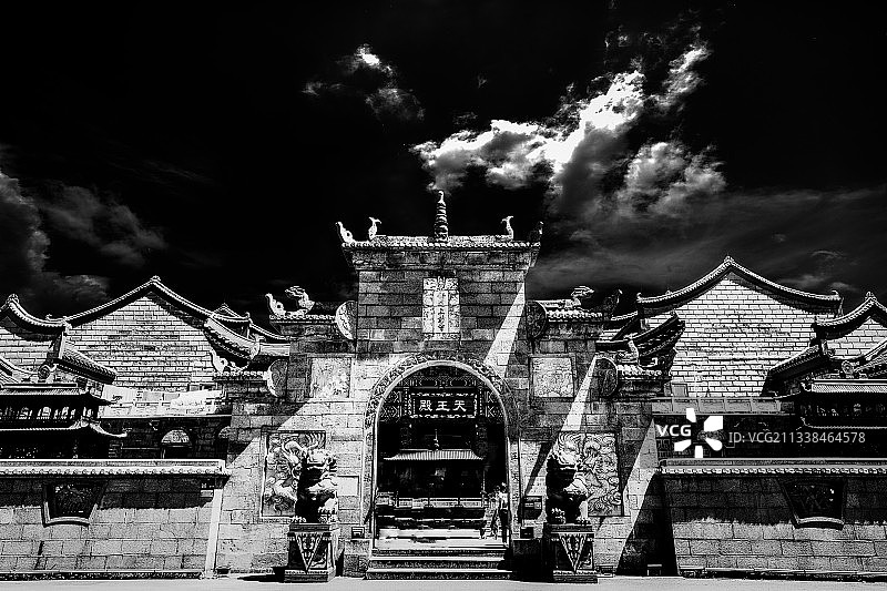 神秘的上封寺  南岳衡山图片素材