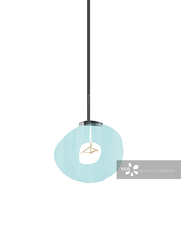 圆形吊灯插画元素图片素材