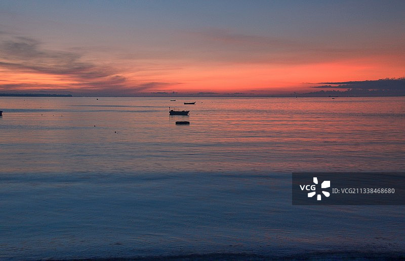 夏日朝霞图片素材