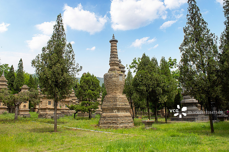 少林寺,少林塔林,河南省,佛塔,塔图片素材