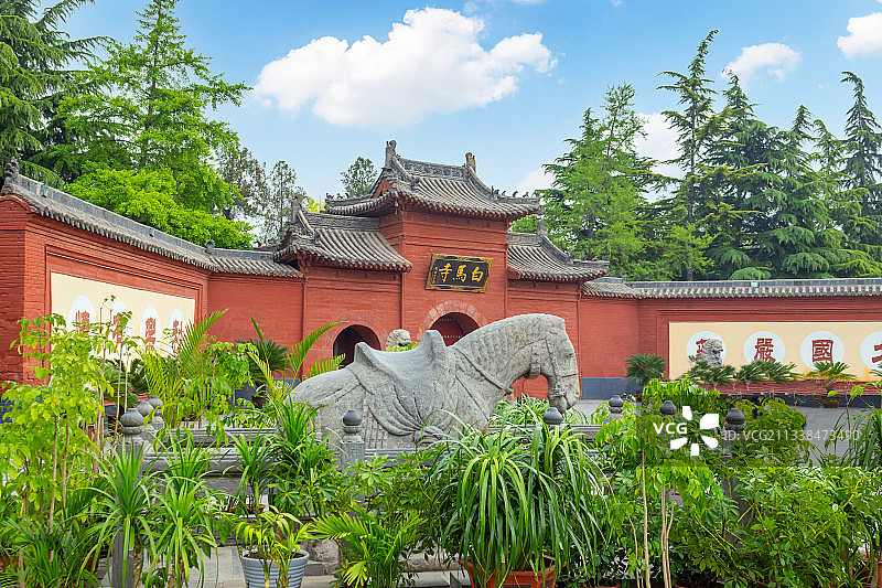 洛阳白马寺,白马寺,洛阳,户外,白昼图片素材