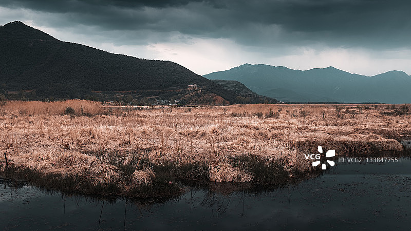 泸沽湖草海图片素材