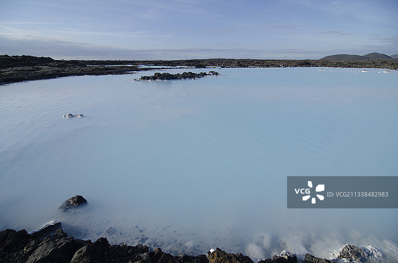 冰岛蓝湖地热温泉 blue lagoon图片素材