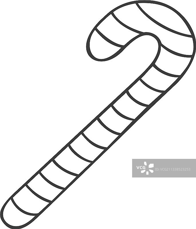 涂鸦风格条纹棒棒糖图片素材