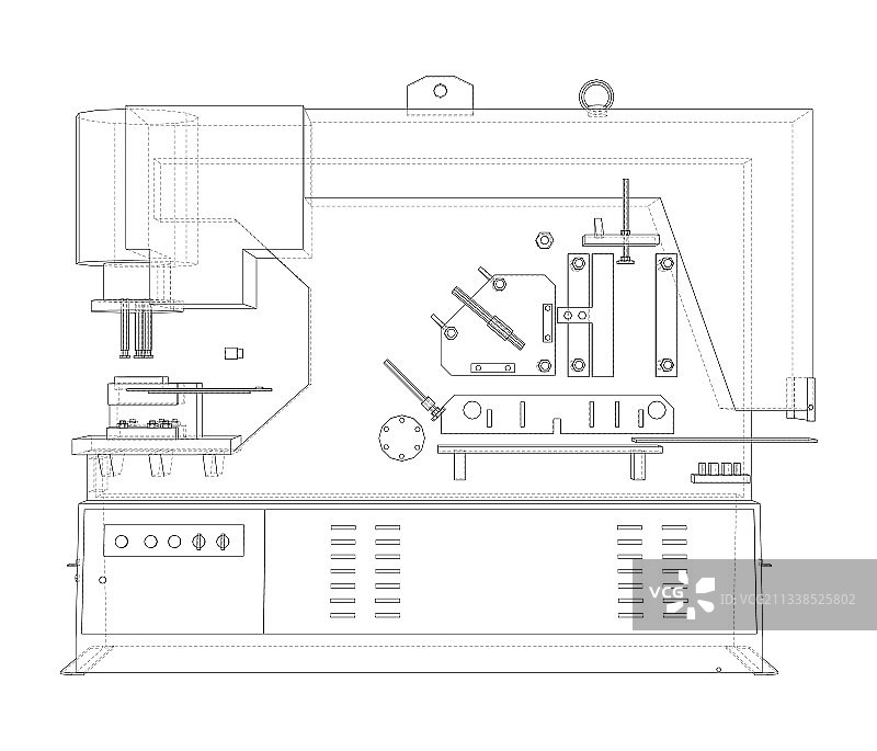 金属加工数控机床图片素材