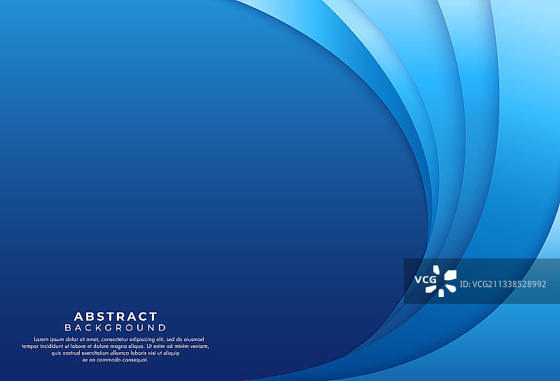 蓝色渐变抽象纸张背景图片素材