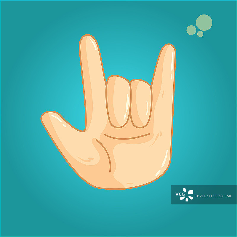 手势符号，EPS 10图片素材