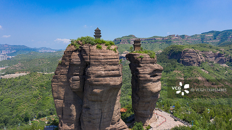 河北承德双塔山风光图片素材