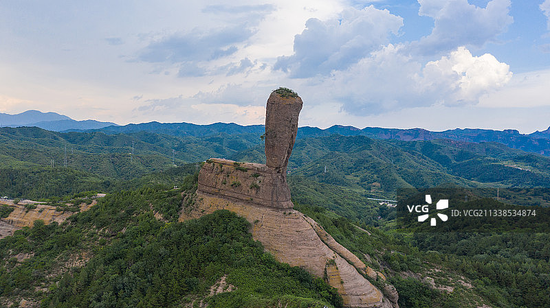 河北承德磬锤峰森林公园图片素材