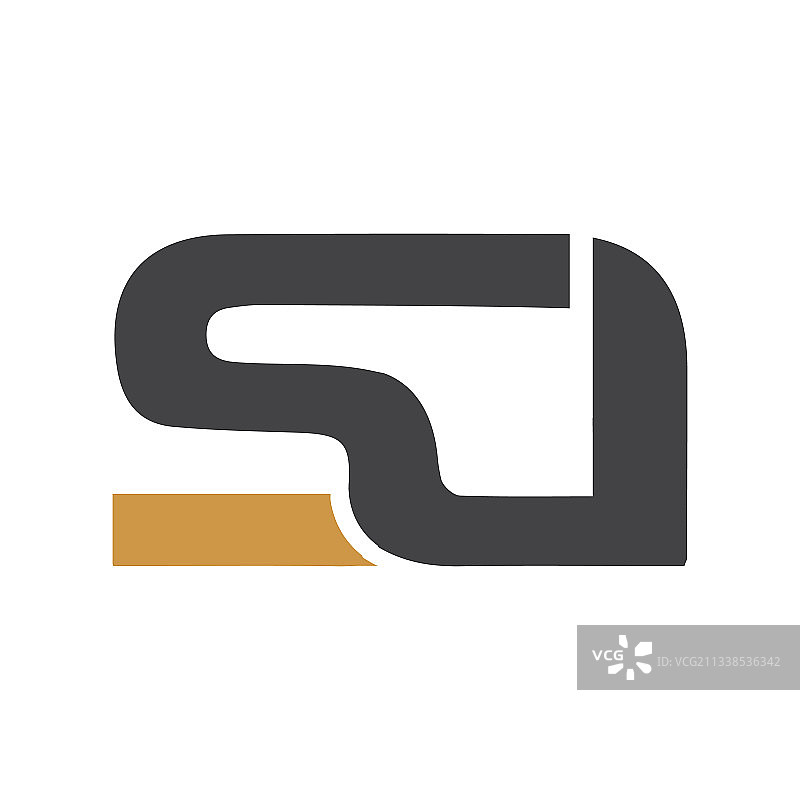 SL字母标志或LS标志设计图片素材