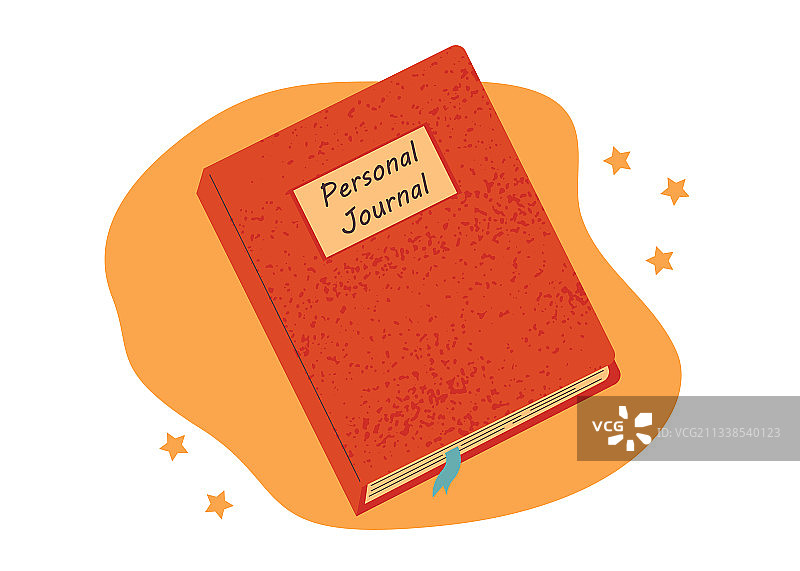 带有个人日记标题的笔记本图片素材