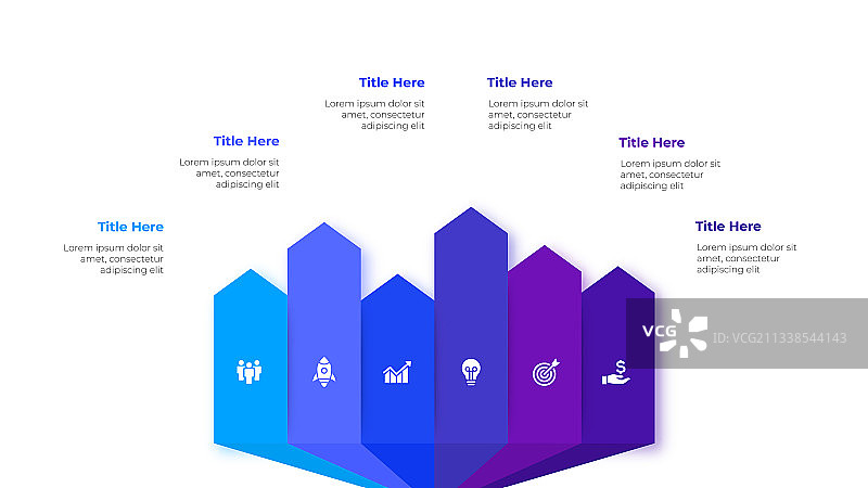 信息图箭头现代设计模板图片素材