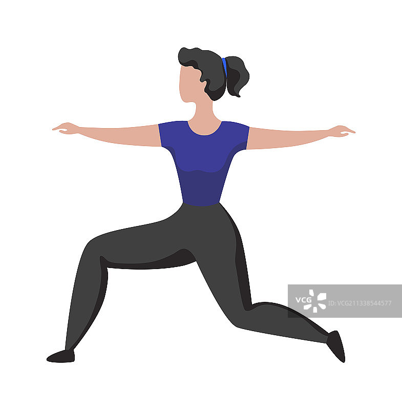 运动女性：运动锻炼图片素材