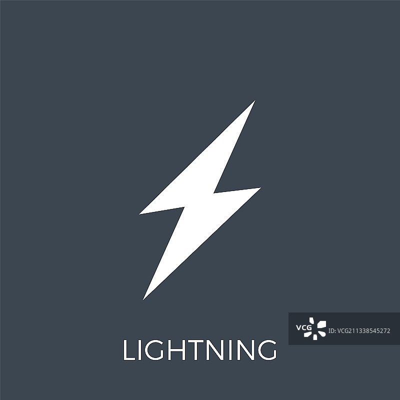 闪电图标图片素材