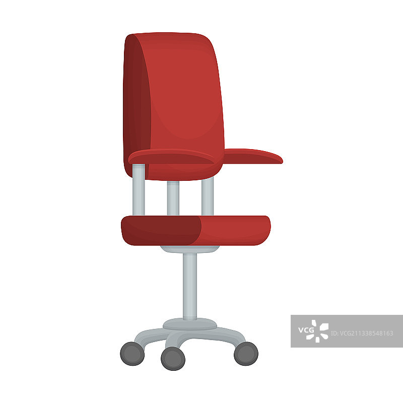 卡通办公椅图标图片素材