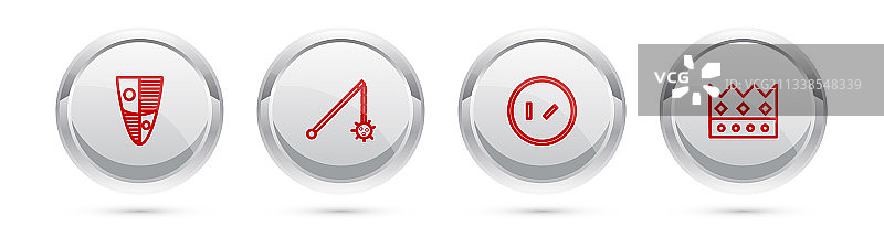 中世纪链枷圆球盾牌图片素材