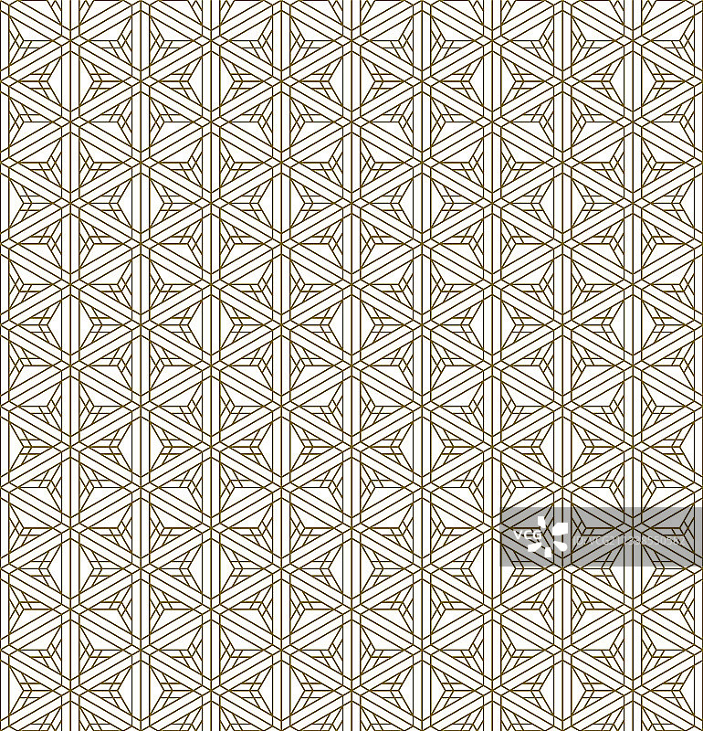 无缝日本传统装饰kumiko图片素材