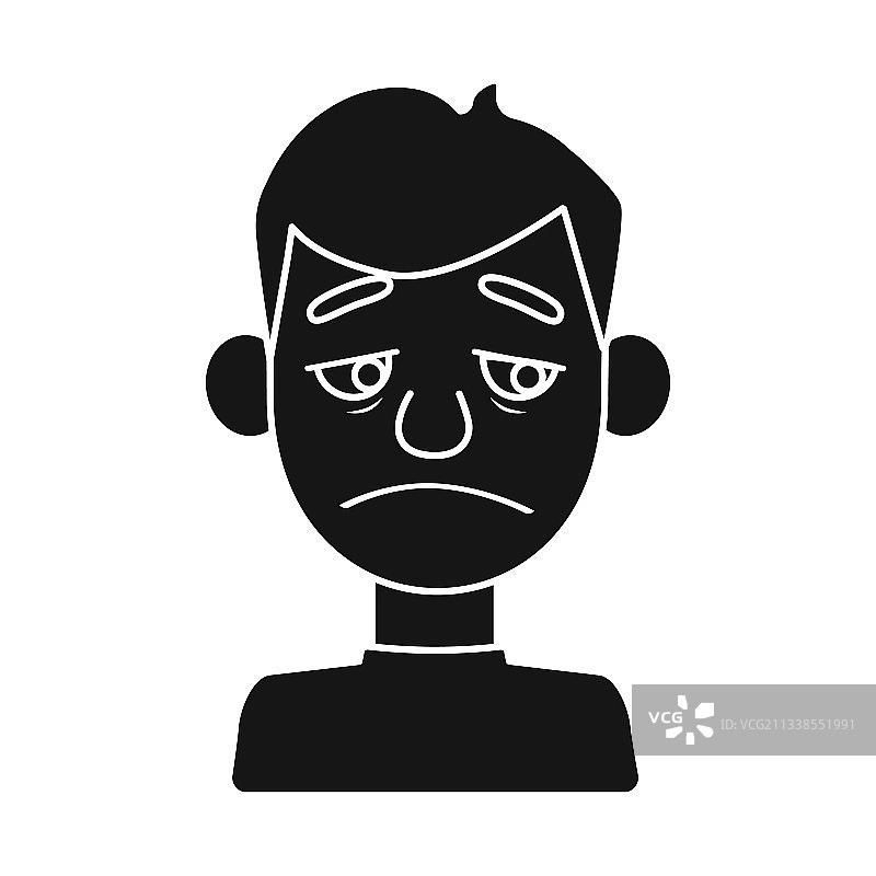 设计师和悲伤的logo设计图片素材