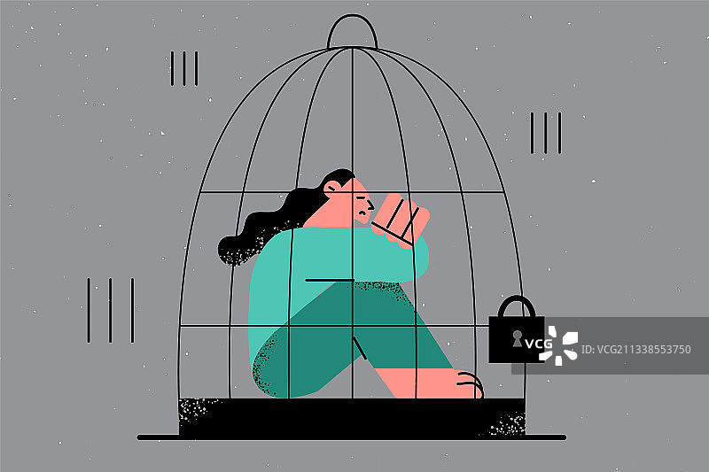 虐待暴力抑郁概念图片素材