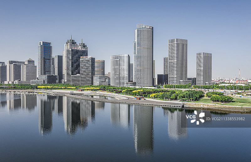 天津响螺湾MIG金融大厦图片素材